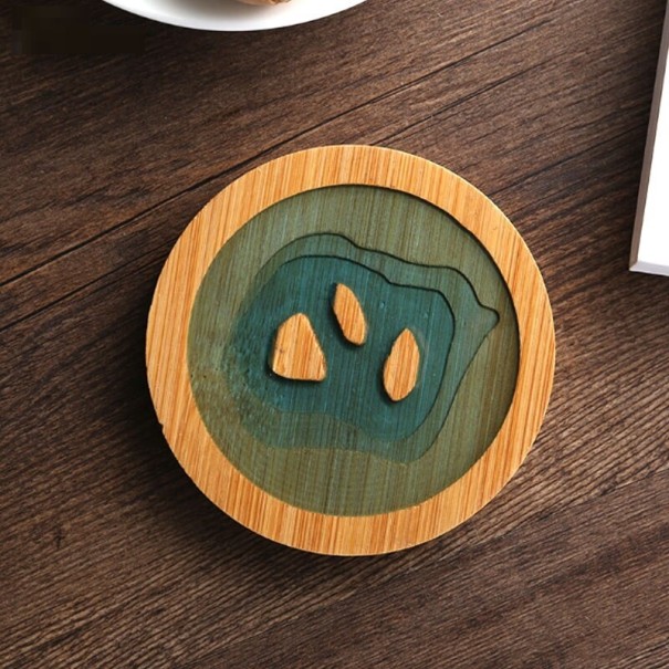 Coaster de bambus 1