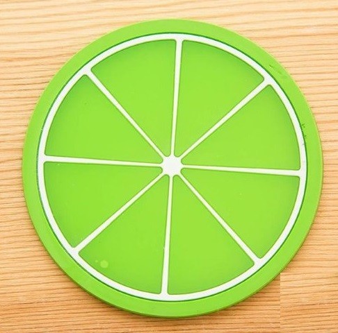 Coaster din silicon în formă de fructe J3427 4