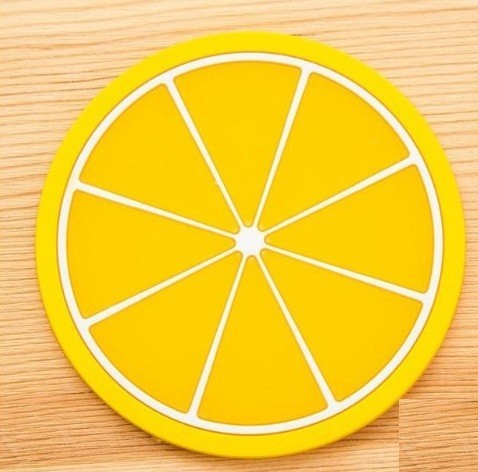 Coaster din silicon în formă de fructe J3427 5