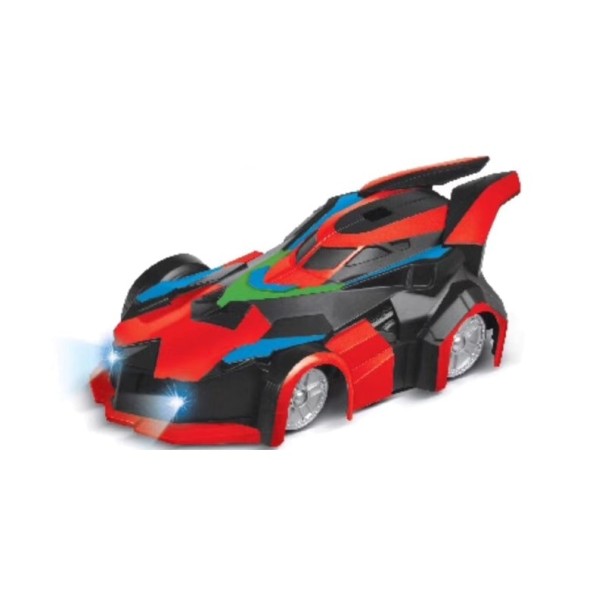 Coche antigravedad RC rojo