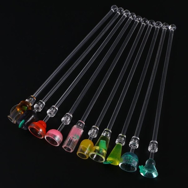 Cocktail Stirrers with Decoration 5 pcs 1