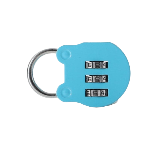 Code hangslot lichtblauw