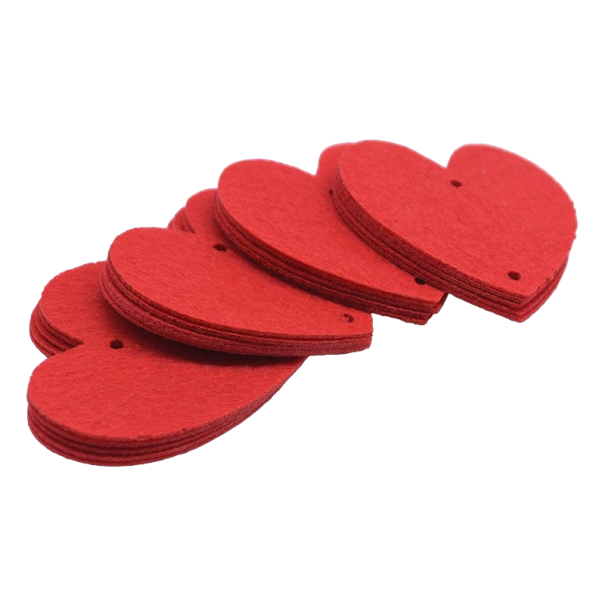 Cœurs suspendus 7 x 8 cm 80 pcs 1