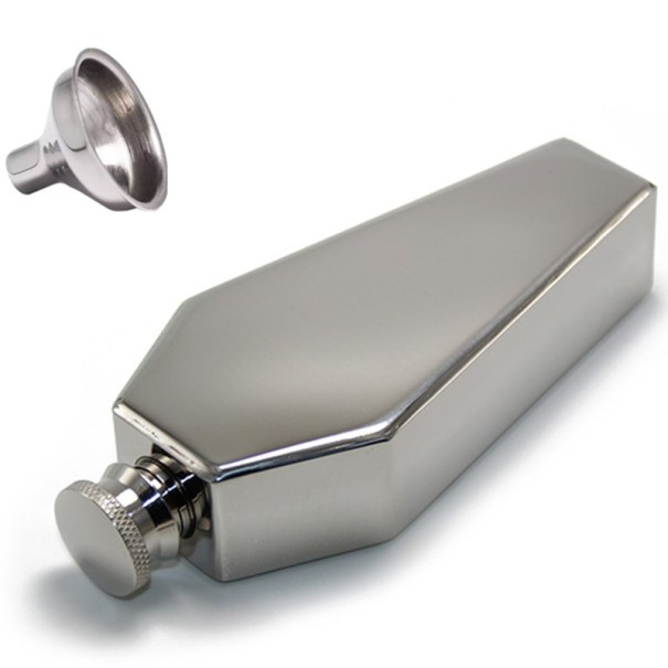 Coffin-Shaped Hip Flask 1