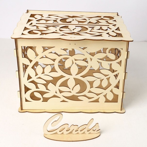 Coffre à mariage en bois 7