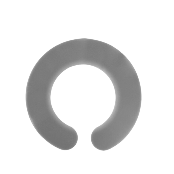 Col de coiffure pour la coupe gris