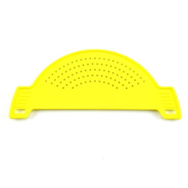 Colador de plástico para olla amarillo Colador de plástico para olla amarillo