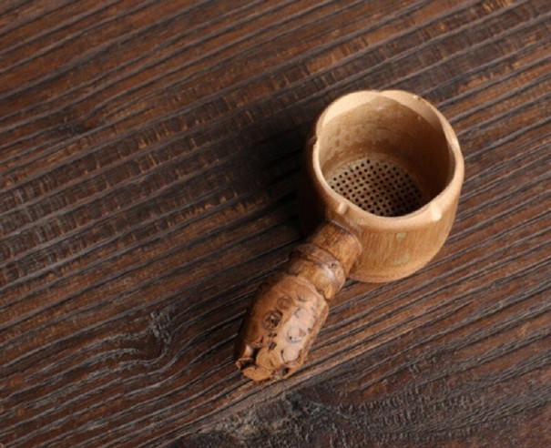 Colador de té de bambú C130 2