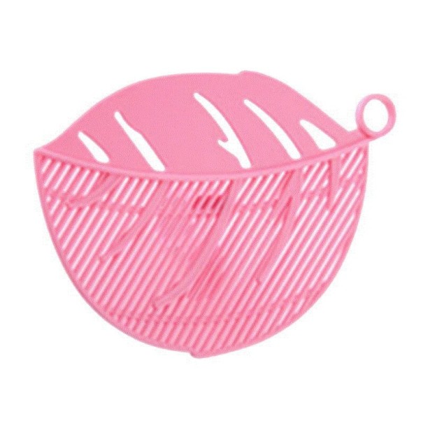 Colander în formă de frunză roz