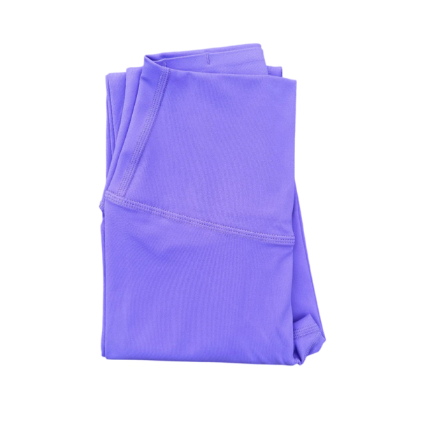 Colanți sport fără sudură pentru femei, cu talie înaltă și buzunar în spate, elastici, strâmți, pantaloni de fitness confortabili violet L