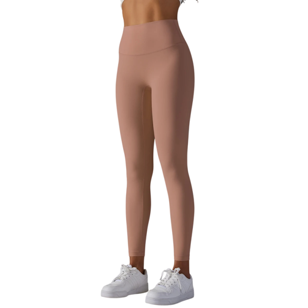 Colanți sport pentru femei, respirabili, cu talie înaltă, pentru fitness, yoga, alergare, ciclism, elastici, potrivire confortabilă portocale XL