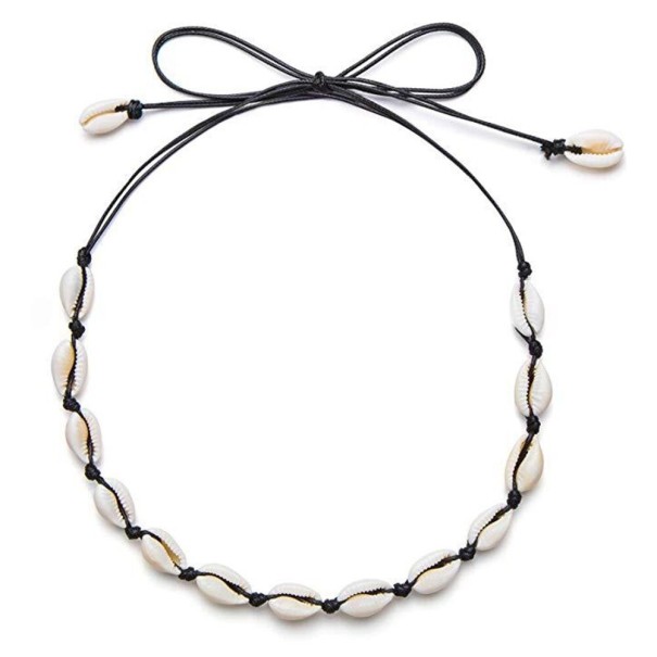 Colar com conchas preto