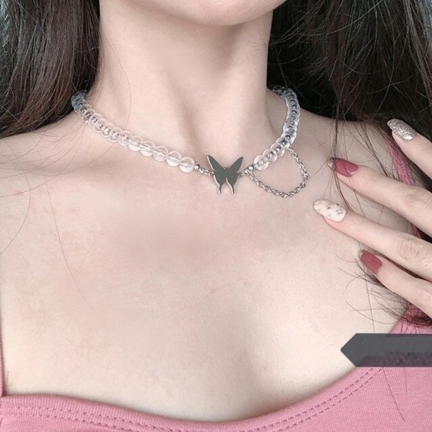 Colar feminino com borboleta D57 7