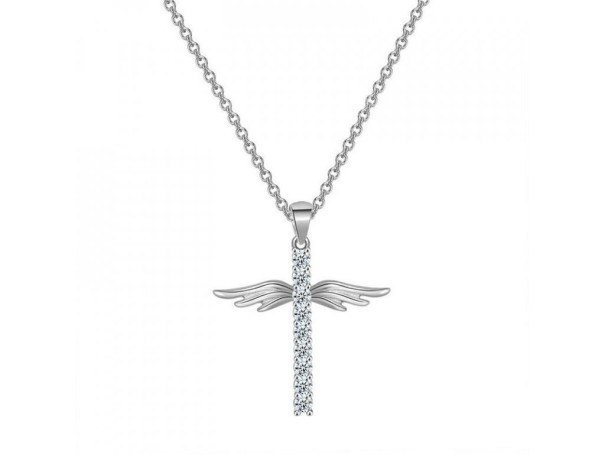 Colar Feminino com Cruz D161 13