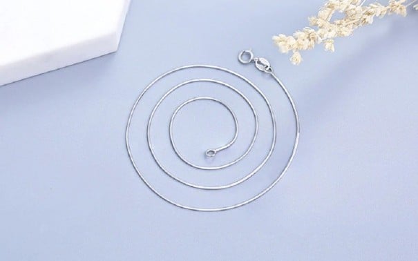 Colar Feminino G451 prateado
