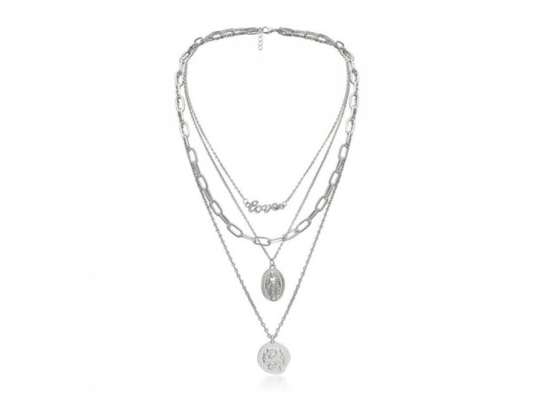 Colar feminino maciço G718 8