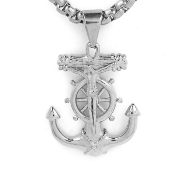 Colar Masculino com Âncora D375 2