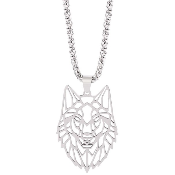 Colar Masculino com Lobo 1