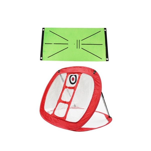 Colchoneta de entrenamiento al aire libre con red P3954 rojo