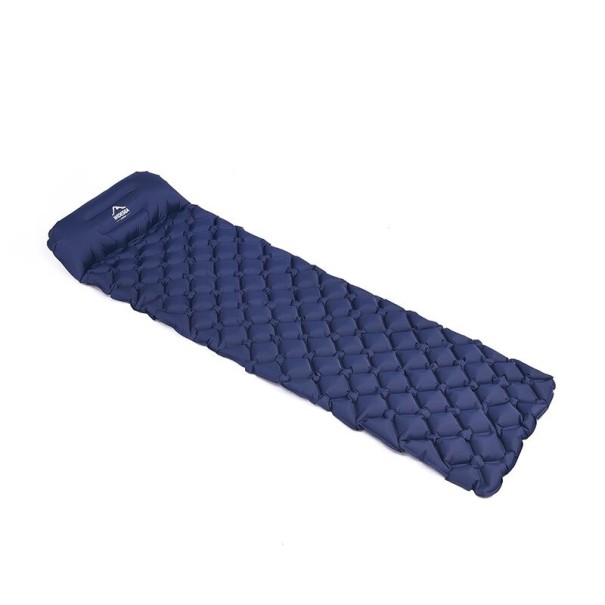 Colchoneta inflable para dormir azul oscuro