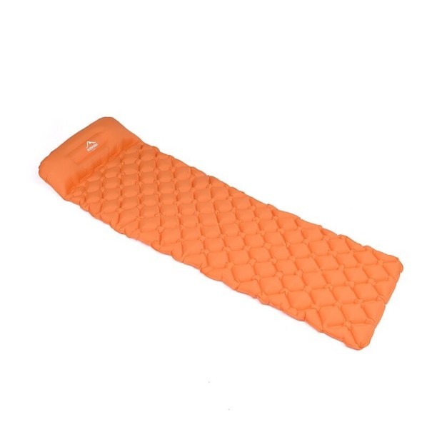 Colchoneta inflable para dormir naranja