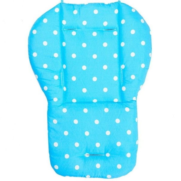 Colchoneta para cochecito E583 azul claro