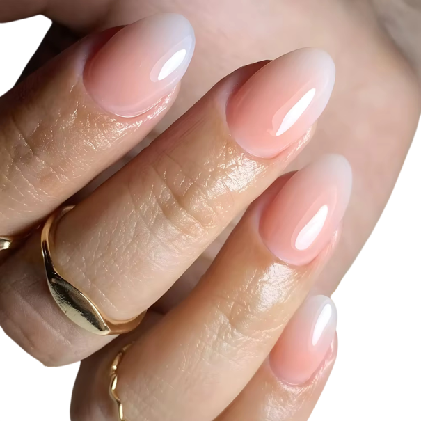 Colección de tips medianos 24 uds. uñas postizas de acrílico 3D de forma almendrada para manicura en casa Uñas cosméticas de diseño 1