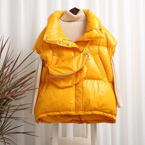 Colete e pochete para senhora P1754 amarelo S