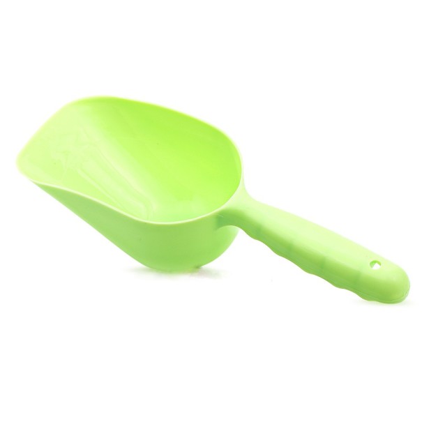 Colher para ração verde