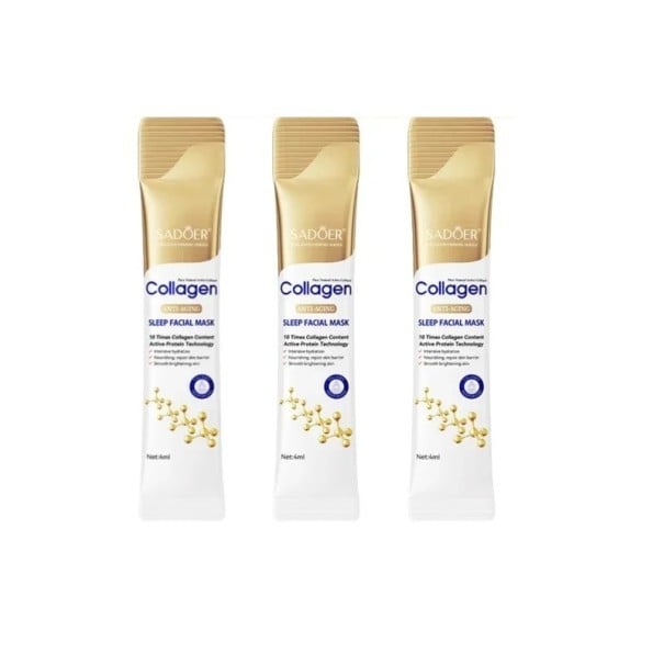 Collageen Nachtcrème Hydraterend Verhelderend Verstevigend Anti-aging 30 stuks in verpakking van 4 ml 1