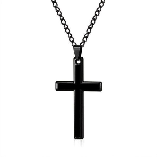 Collana con ciondolo croce D127 1