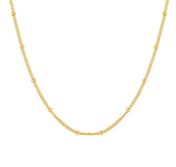 Collana con palline oro