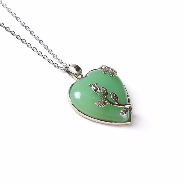 Collana d'amore da donna J3125 verde