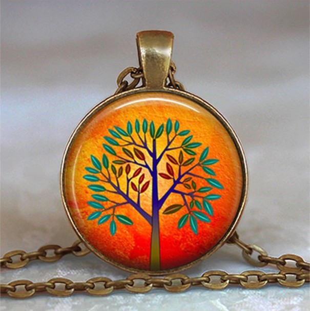 Collana da donna con albero 18