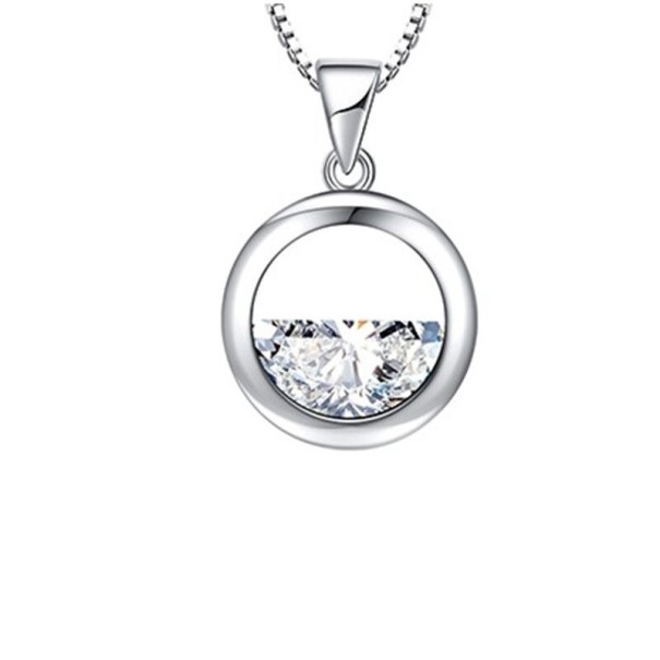 Collana da donna con cerchio D409 1