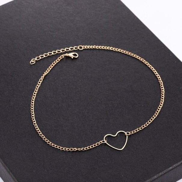 Collana da donna con cuore D101 oro