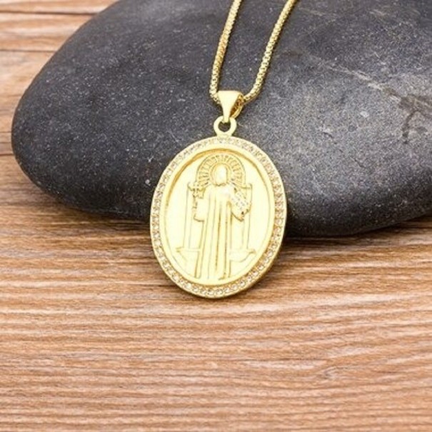 Collana da donna con la Madonna 4