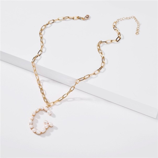 Collana da donna con lettera A2664 G