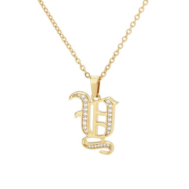 Collana da donna con lettera D209 Y