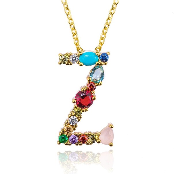 Collana da donna con lettere J91 Z