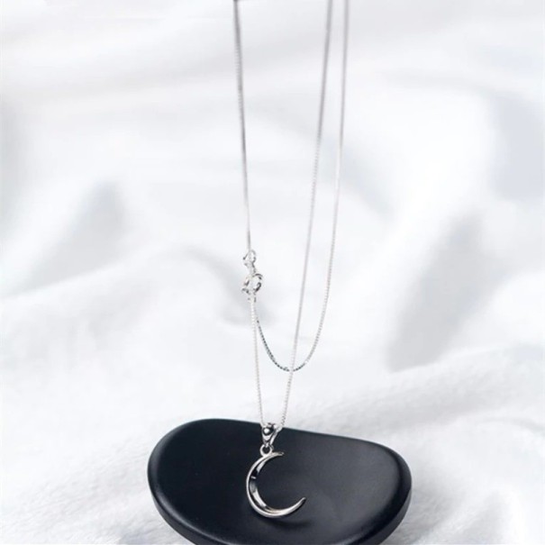 Collana da donna con luna D573 1