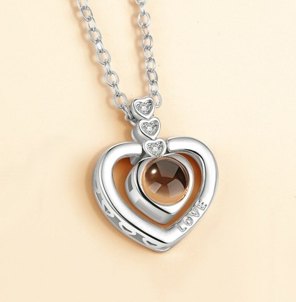 Collana da donna con messaggio 16