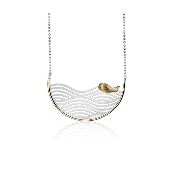 Collana da donna con pesce nell'acqua 1