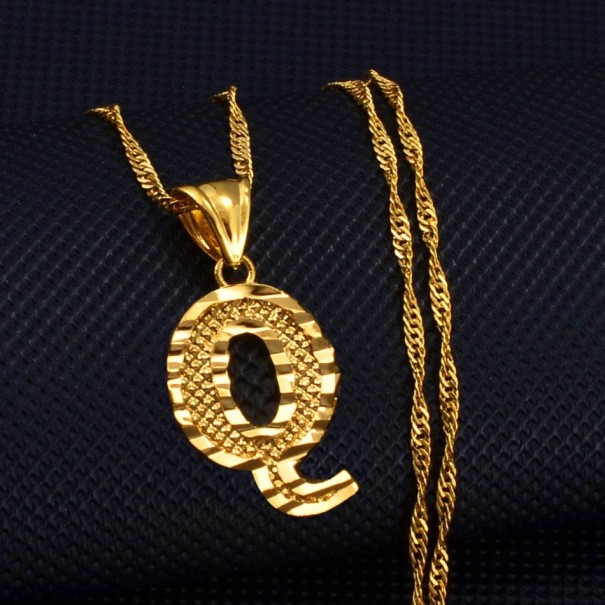 Collana da donna lettera D142 Q