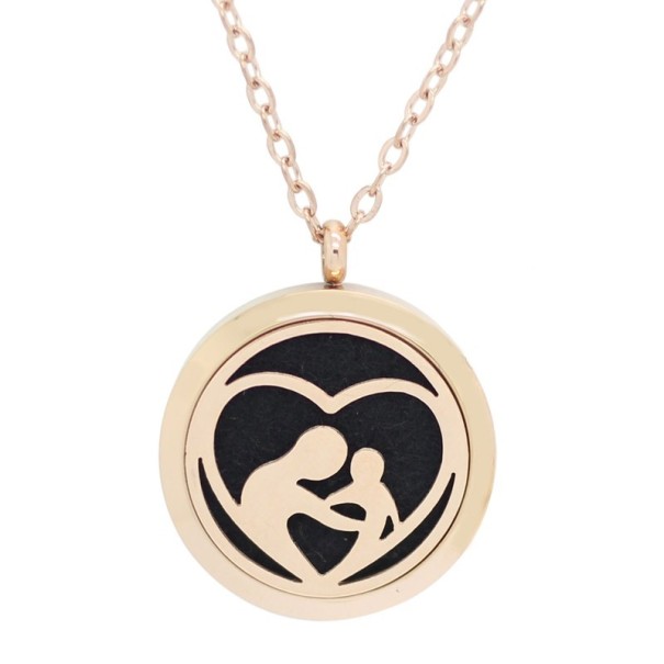 Collana da donna - MEDAGLIONE J1829 rosa