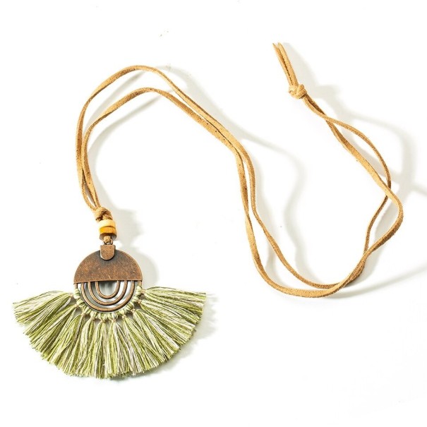 Collana lunga da donna con frange 26