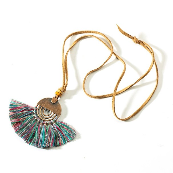Collana lunga da donna con frange 4
