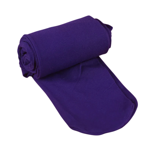 Collant elasticizzati caldi da donna 120D con vita alta Collant imbottiti Collant opachi invernali Indossabilità comoda e flessibile viola