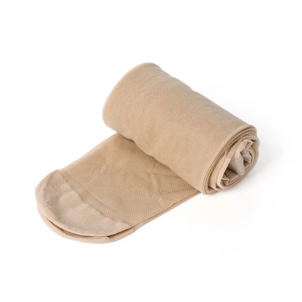 Collant sexy sottili da donna 113x22 cm Collant lunghi traspiranti Collant elastici per gambe più snelle Accessorio elegante beige
