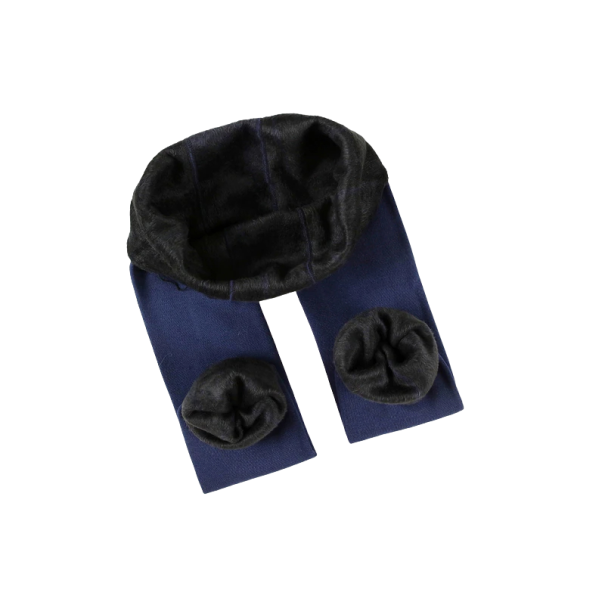 Collants chauffants bleu foncé S